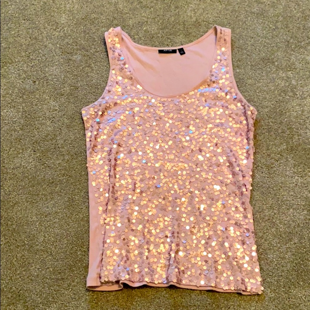 Pink Sequence top